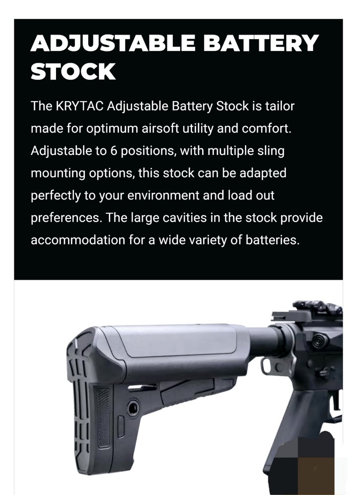 Krytac Trident MK2 CRB-M, Black