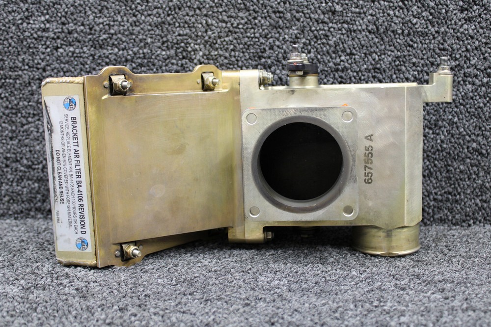 657555 Continental O-200-D2B Engine Airbox Assembly with Mount and Filter