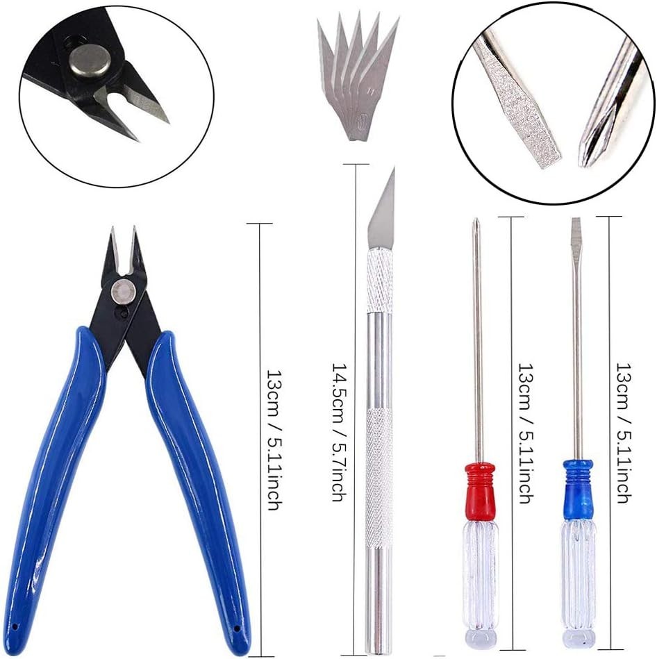 16Pcs Tools Kits Gunpla Tool Set Model Kit Tool Modeler Tools Bandai Tool Kit...