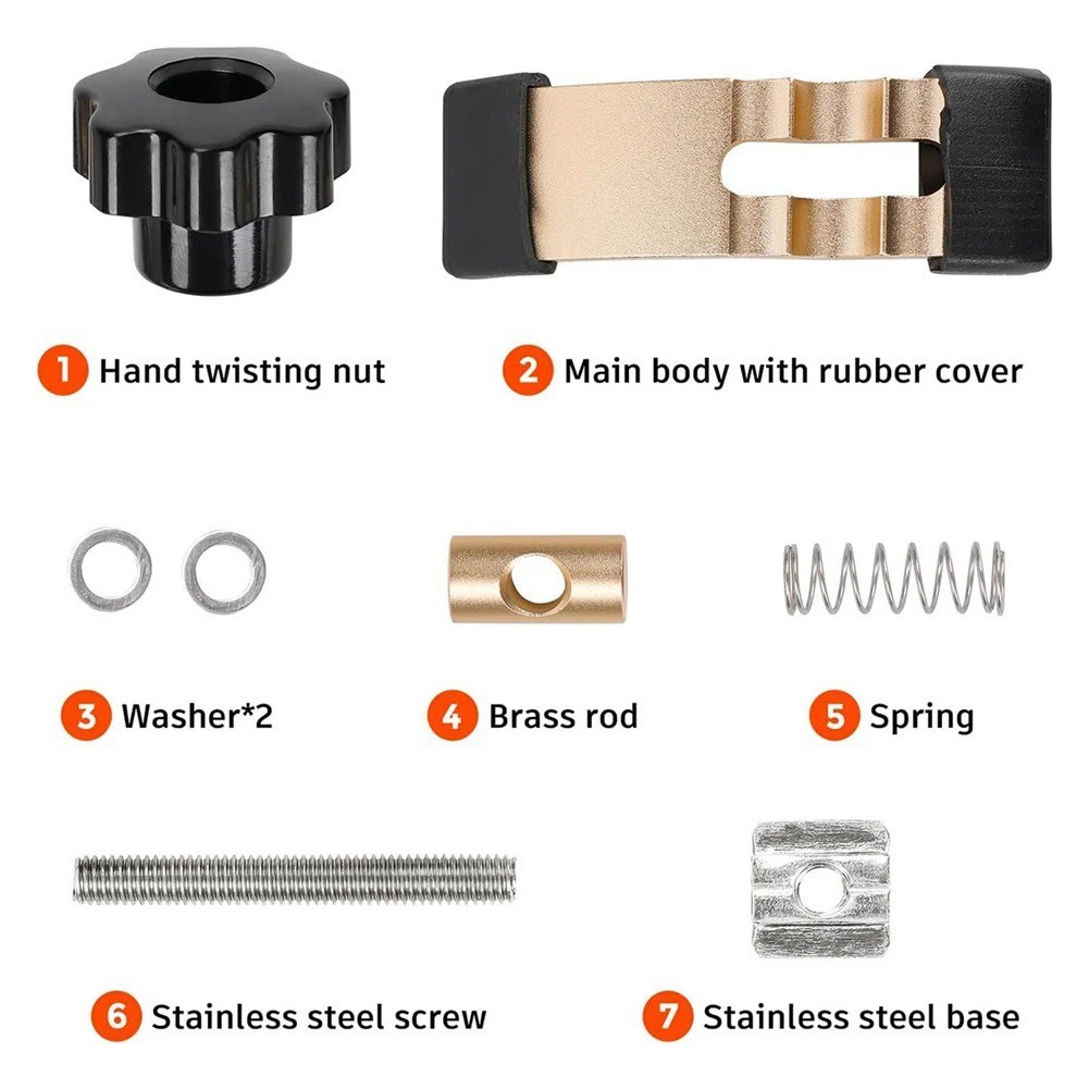 Hold Down Clamps for 3018 CNC Router Woodworking and Metalworking 2 Pack