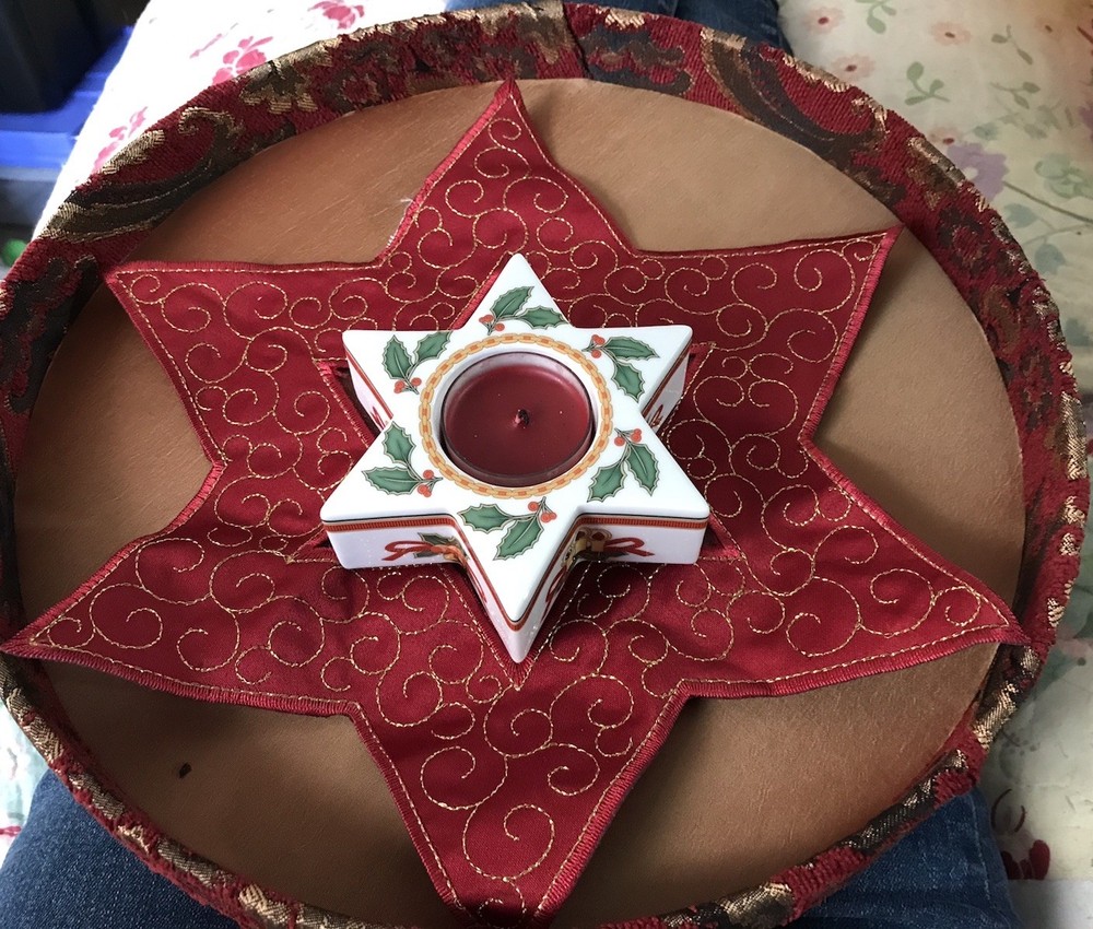 Sterntischlicht Tea light Holder With Doilie