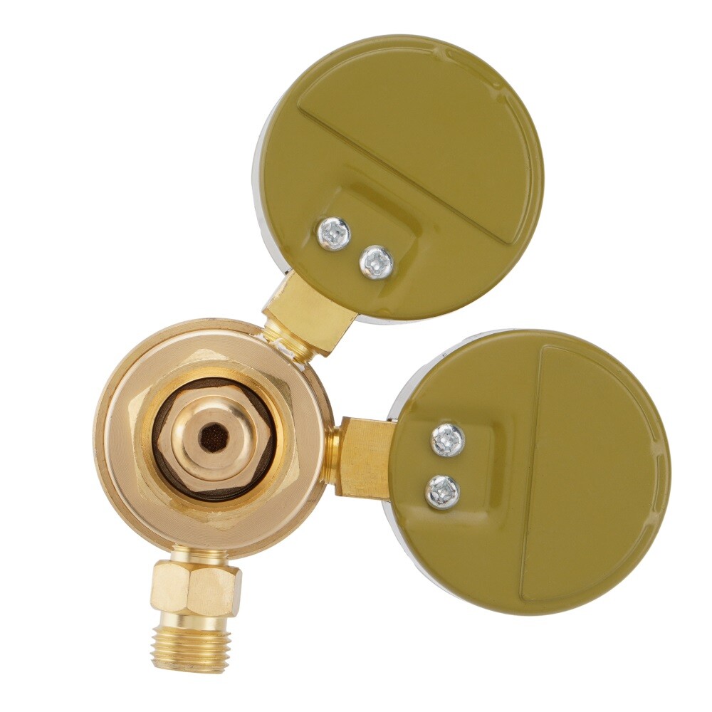 Oxygen Acetylene Gas Regulator Set Welding Cutting Torch Dual Gauge Solid Brass