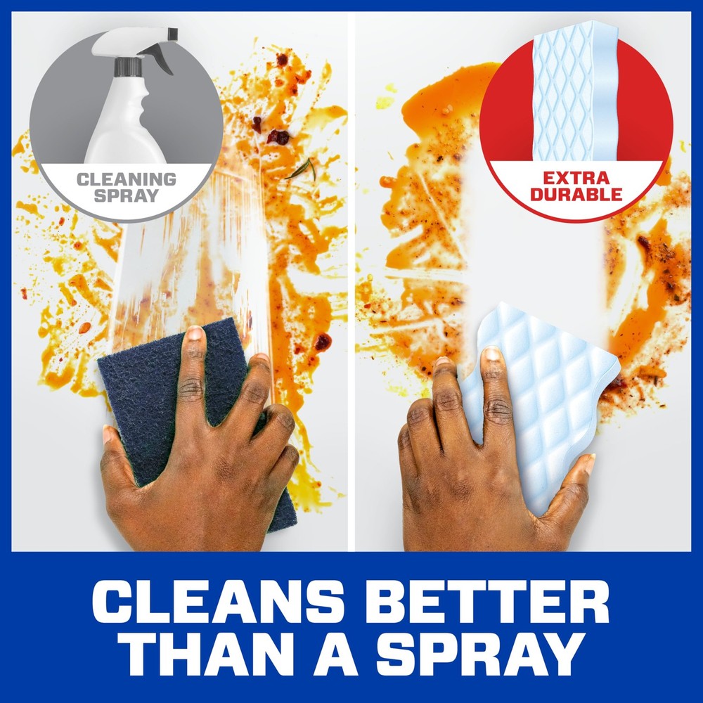 Mr. Clean Magic Eraser Sponge, All Purpose Cleaner, Cleaning 6 Count, White
