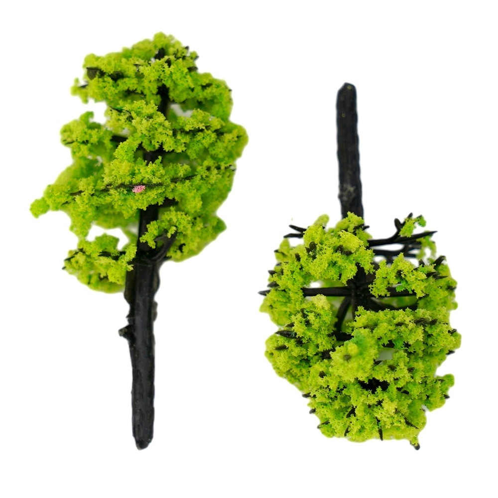 Model Tree 1:100 20 Pcs 3.5cm Building Model DIY Green Highly Simulated