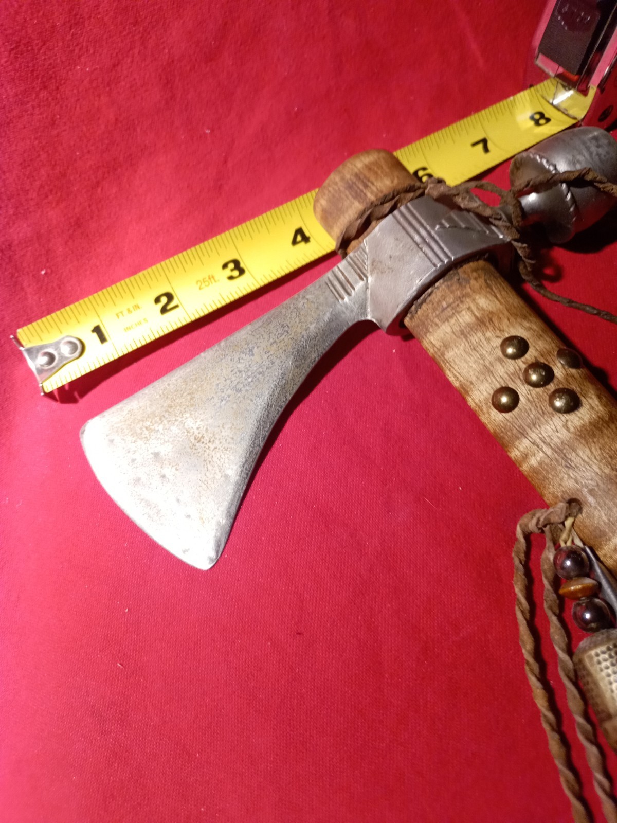 Native American Type Peace Pipe Tomahawk
