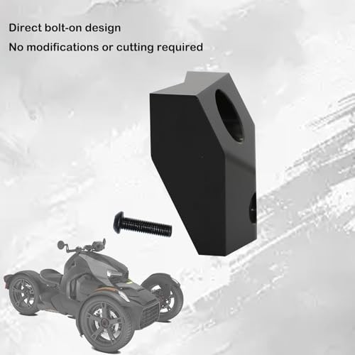 Aluminum 2" Adjustable Handlebar Riser Compatible Ryker 600/900 Gauge Riser