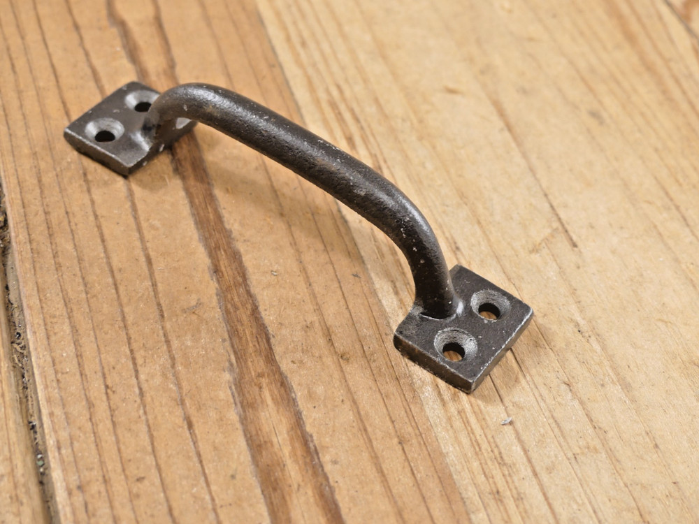 10 Cast Iron Handles Drawer Pulls Small Long Home Decor Kitchen Window Pull Farm