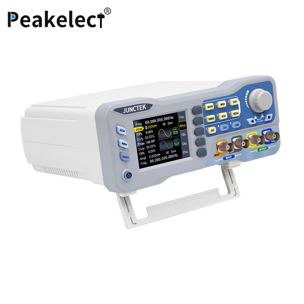 Peakelect JDS8000 Function Arbitrary Waveform Generator Dual Channel 60Mhz 80Mhz