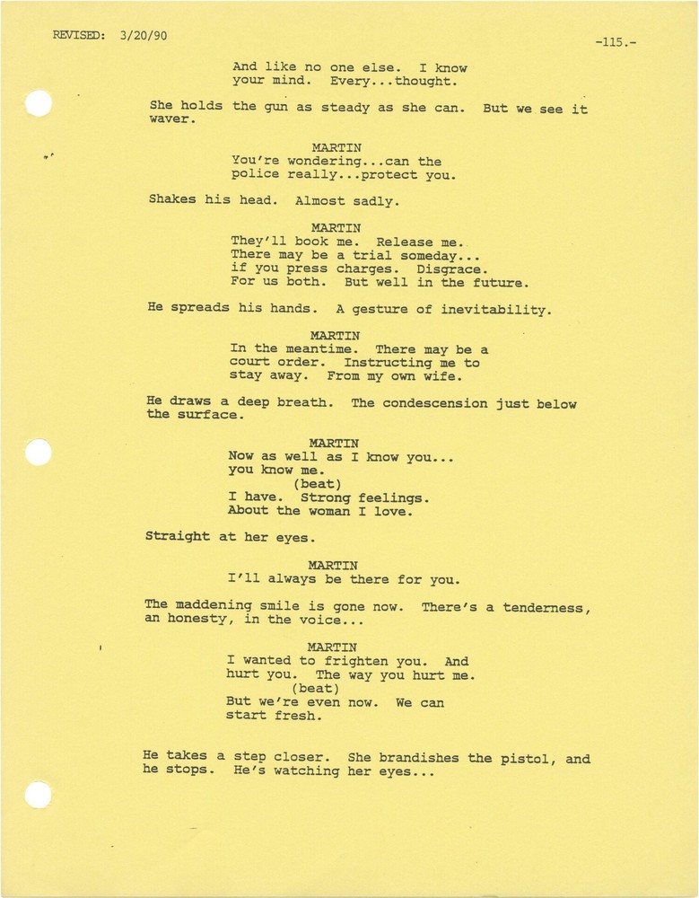 Patrick Bergen Julia Roberts SLEEPING WITH THE ENEMY Original #163643