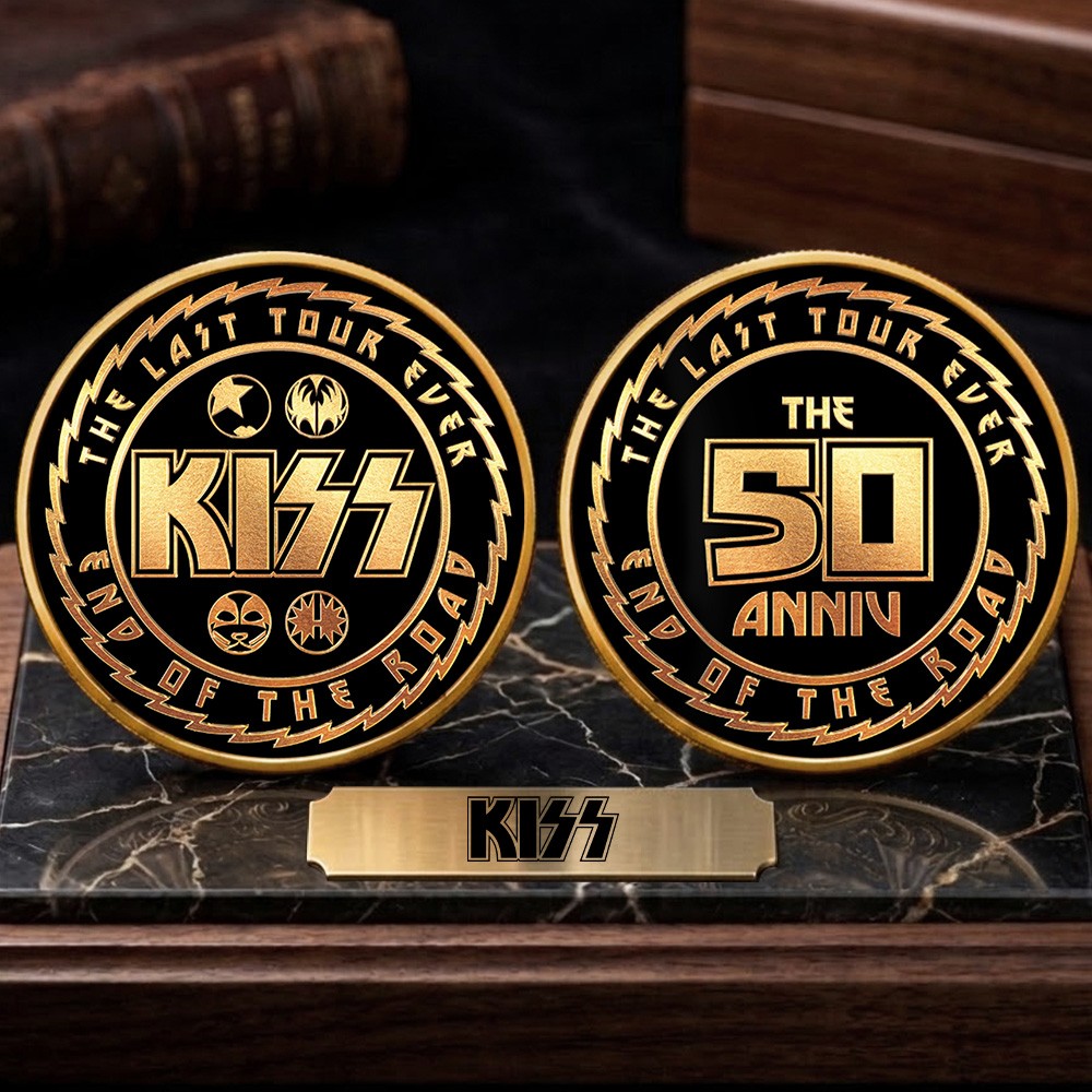 3Pcs KISS Commemorative Coin