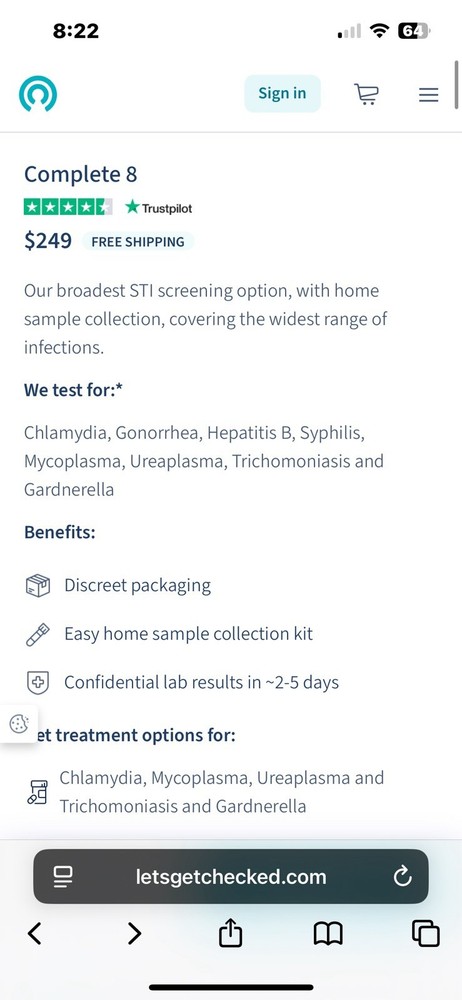 Let’sgetChecked Complete 8