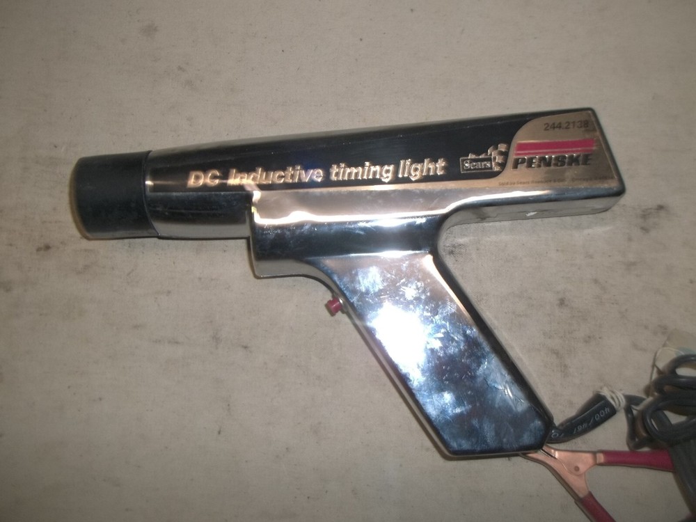 Vintage Penske Clamp-On Inductive Pickup D.C. Powered Timing Light - Untested