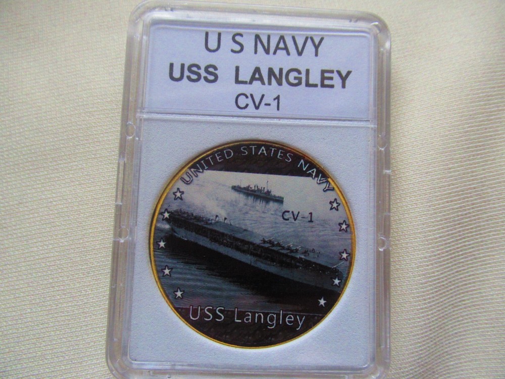 US NAVY - USS Langley (CV-1) Challenge Coin