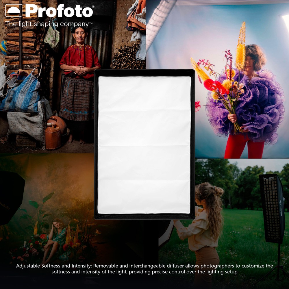 Profoto 2x3 Feet Softbox Rectangular Silver Soft Light with Precision Bundle