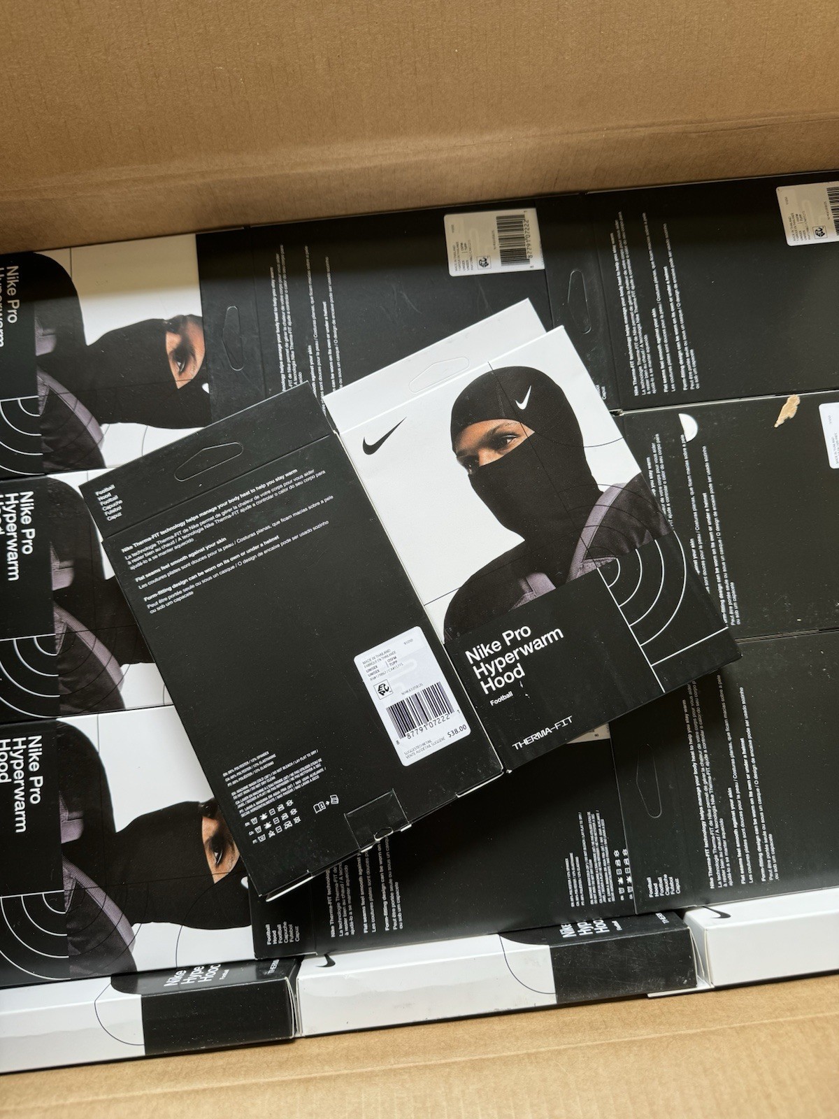 Nike Pro Therma-Fit Hyperwarm Hood Ski Mask Black Brand new SHIP NEXT DAY