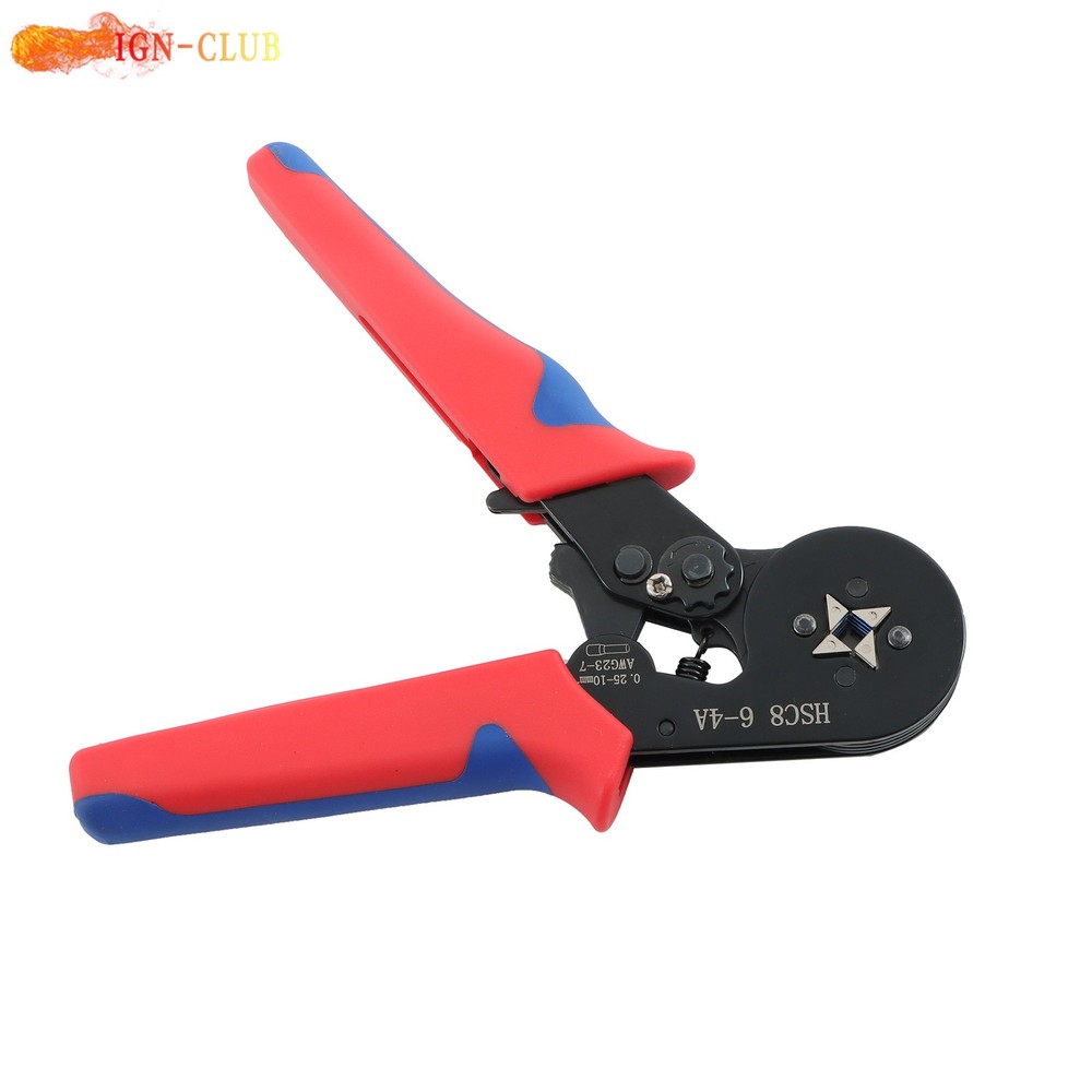 Self-adjustable Ratchet Wire Crimping Tool Crimper Plier Set W/ 1200PCS Ferrules