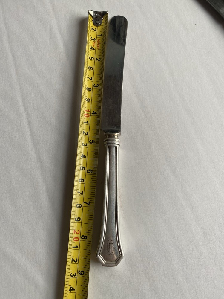 Reed & Barton 6 Dinner Knives Silverplate Flatware