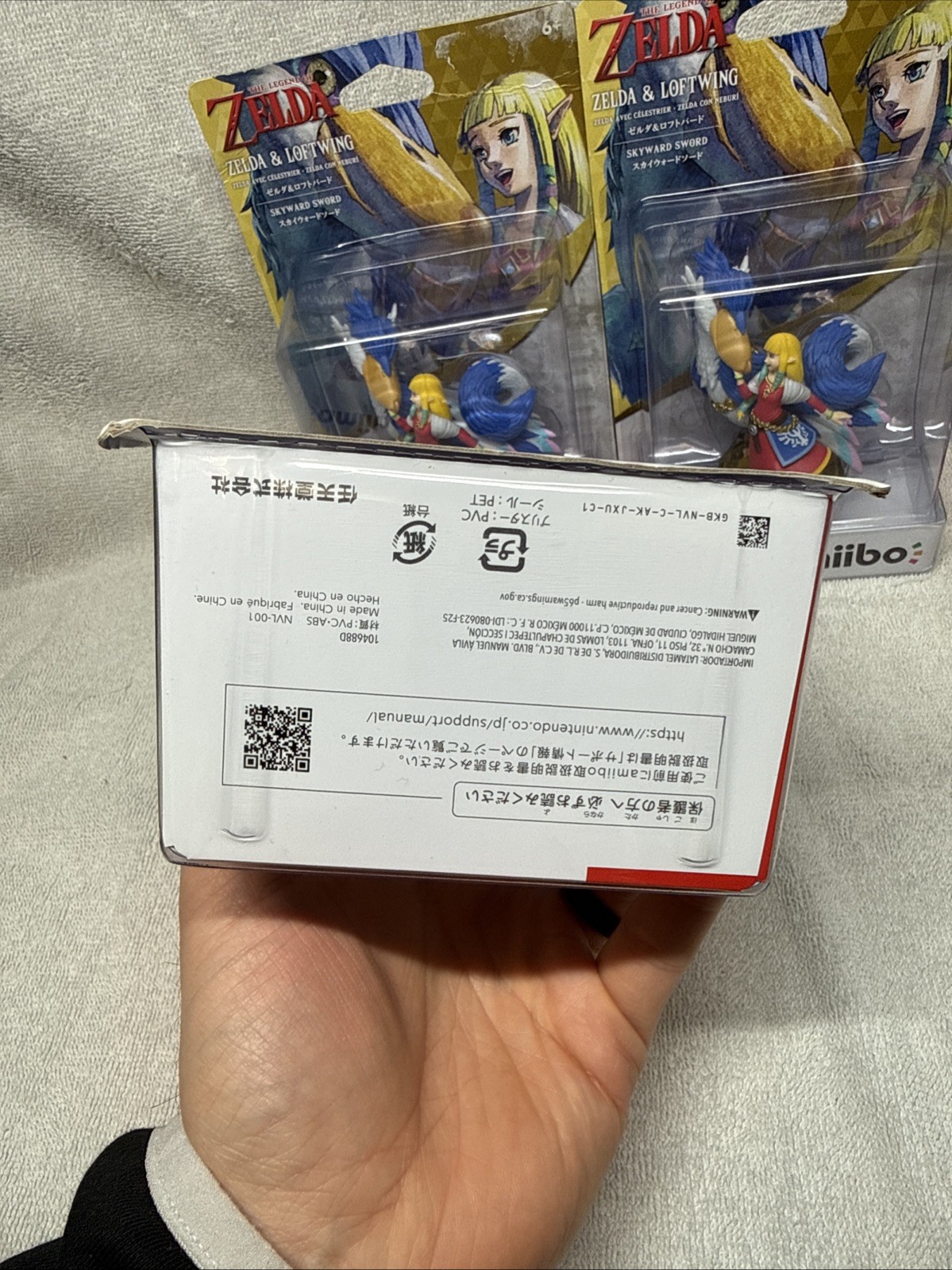 Zelda & Loftwing Amiibo Figure - The Legend of Zelda Skyward Sword