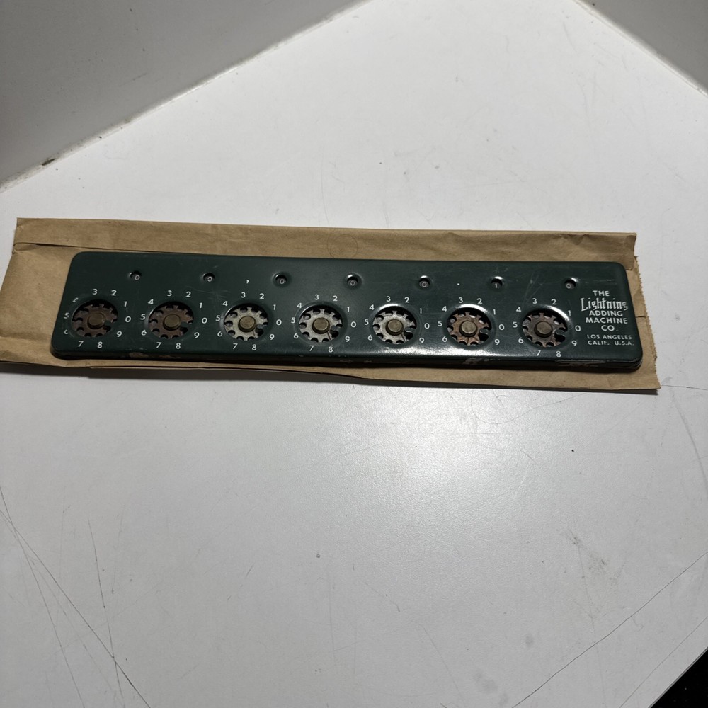 The lighting adding machine los angeles antique adding machine display piece