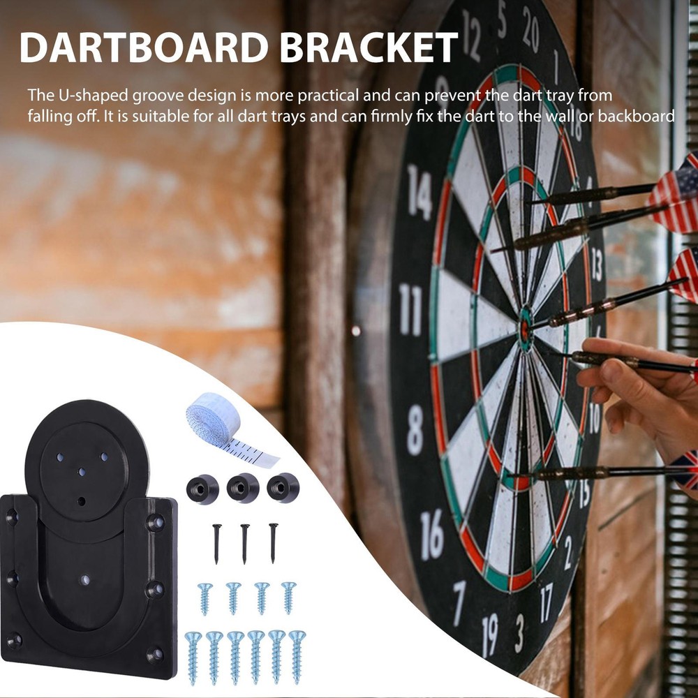 Dartboard Mounting Bracket Hardware Kit Wall Dart Board Hanger Accessories
