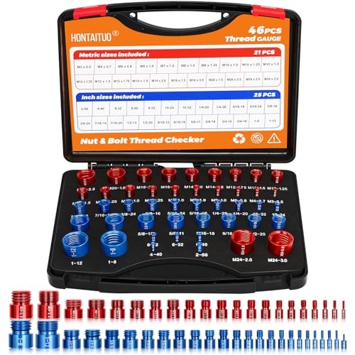 46 Nut and Bolt Thread Checker Standard and Metric,Bolt Size 46 Thread Checker