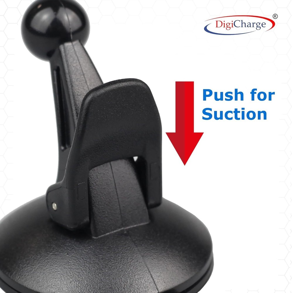 Durable Suction Windshield Mount for Garmin Drive & Other Models - Compact Size