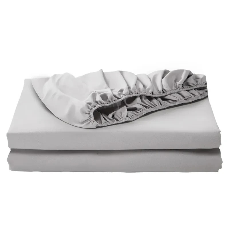 Twin Size Fitted Sheet Elastic Fitted Sheet With High-Quality Microfiber