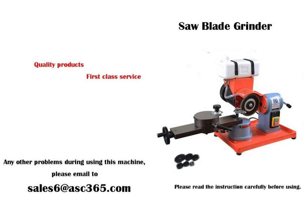 220V Round Circular Saw Blade Grinder Machine Rotary Angle Mill Sharpener