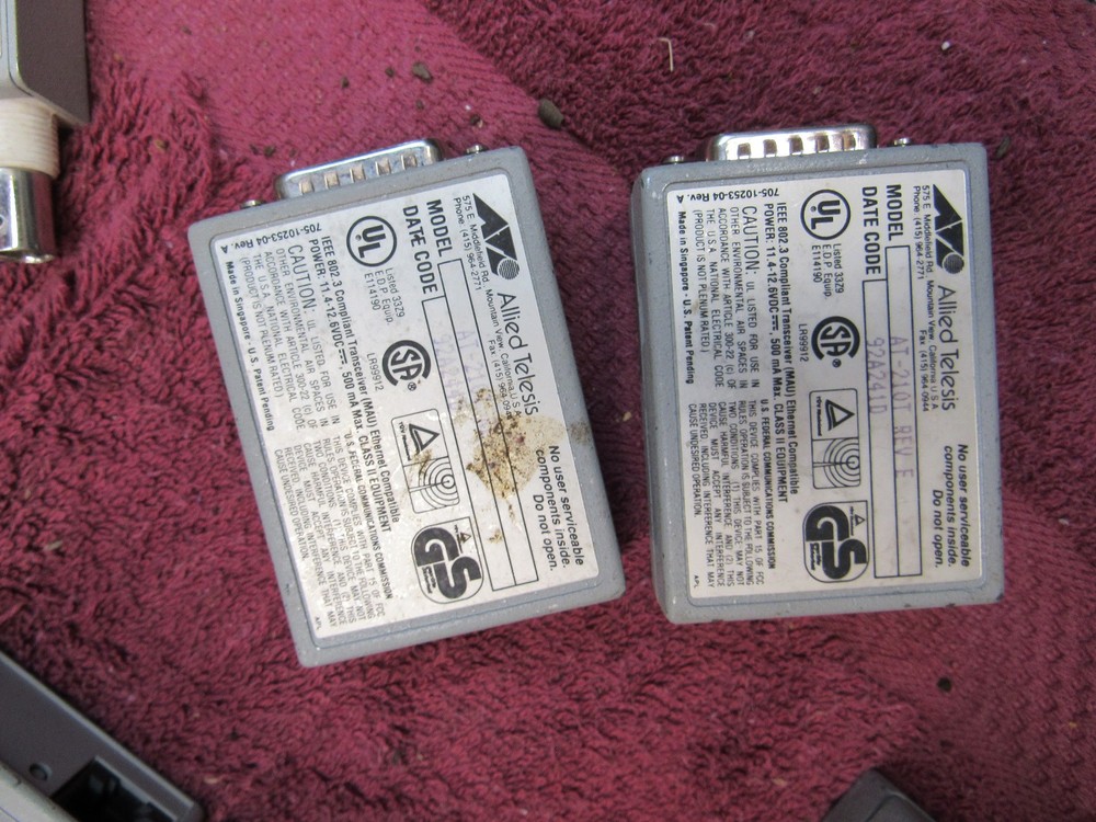 LOT CentreCOM MX10 MX20T 210T LTX02 HP thinLAN 3Com Transceiver replacement