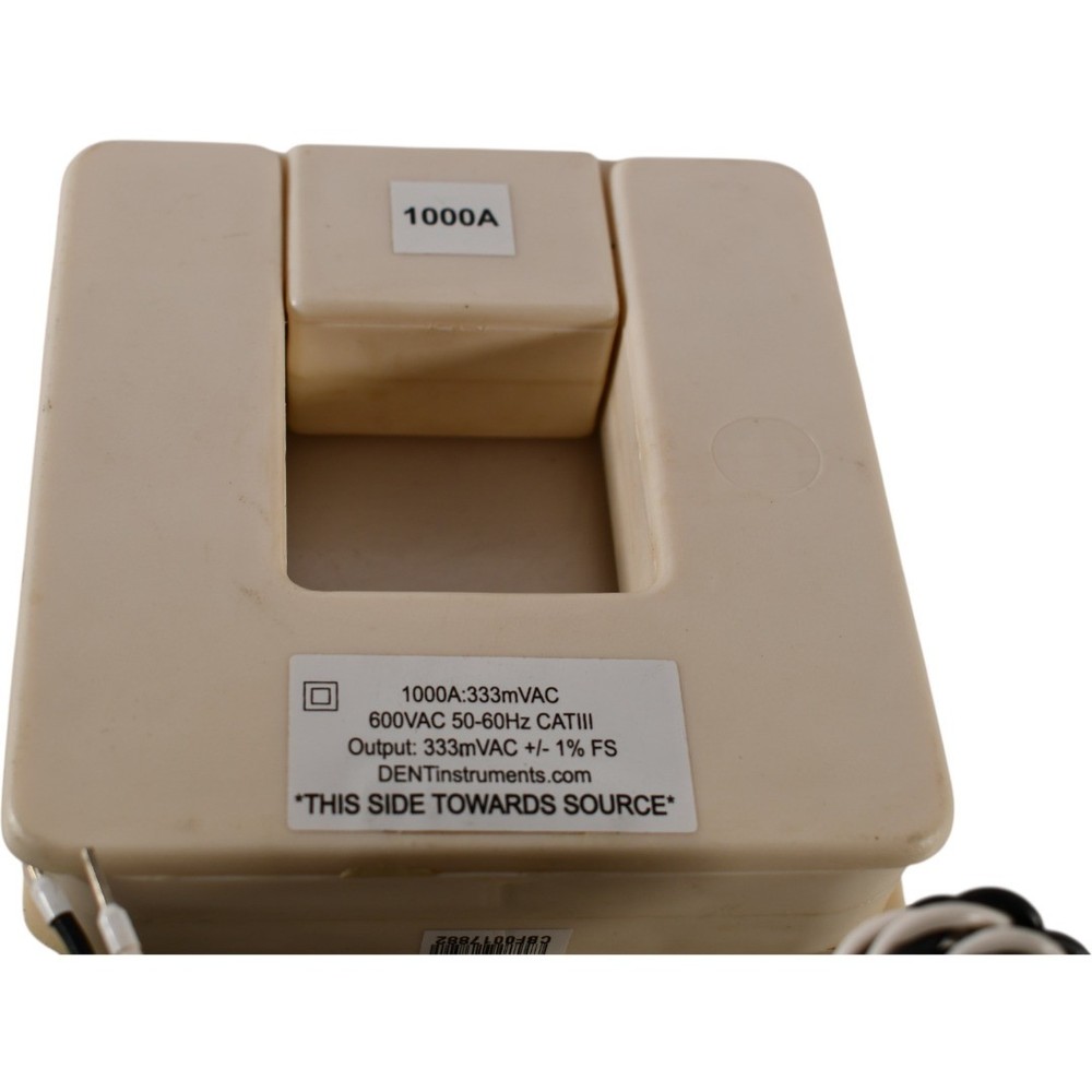 NEW Dent Instruments CT-SCL-1000 1000A LARGE SPLIT-CORE CT, 2IN WINDOW, 3M LEADS