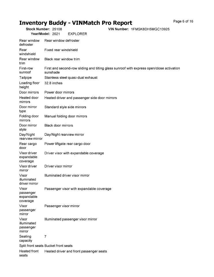Camera/Projector Camera Windshield Mounted Fits 20-24 AVIATOR 1550915