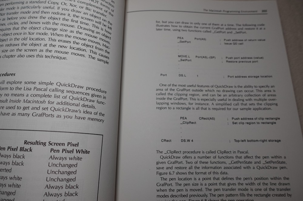 Programming the Macintosh in Assembly Language 1986 Steve Williams Publication
