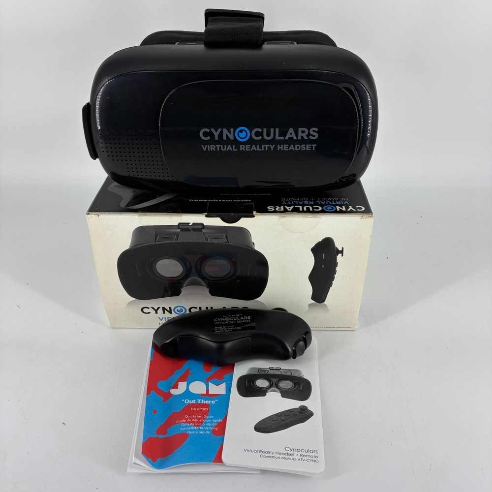 CYNOCULARS Virtual Reality Headset & Remote - As Seen On TV