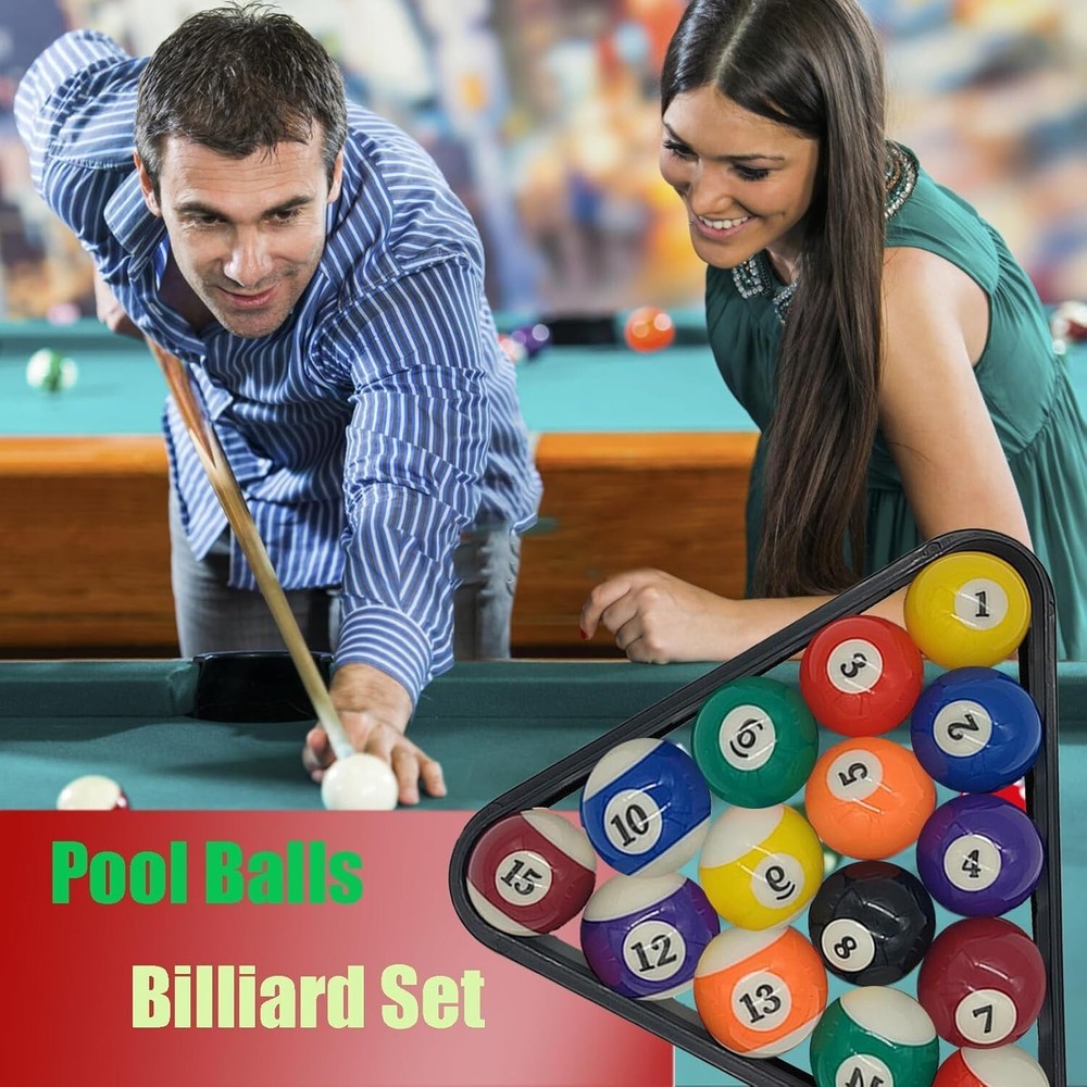 Pool Table Accessories,Pool Balls Billiard Set Including Billiard Pool Balls ...