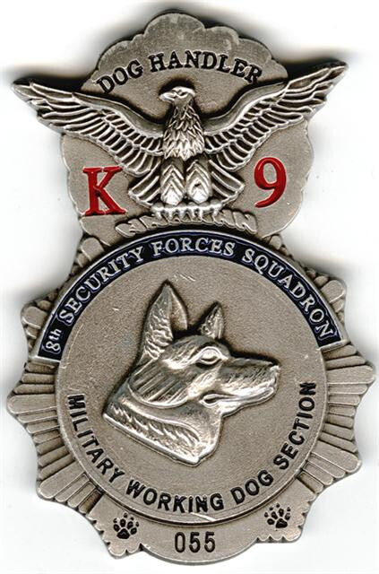 Address Labels - 8th Security Forces Squadron - Dog Handler K9