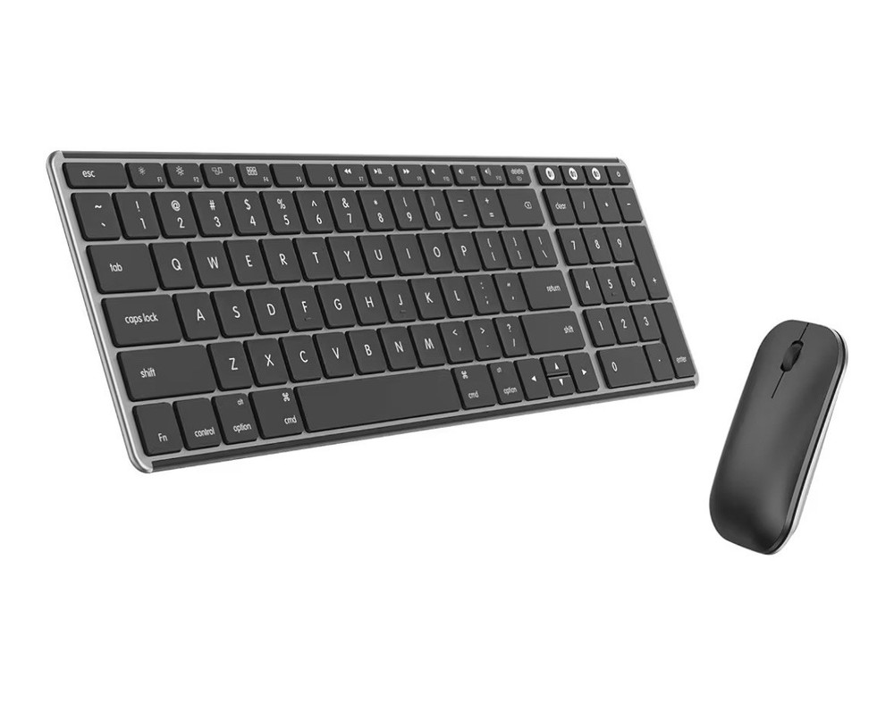 seenda Bluetooth Keyboard and Mouse for Mac SKM64-2 Multi-Device Rechargeable