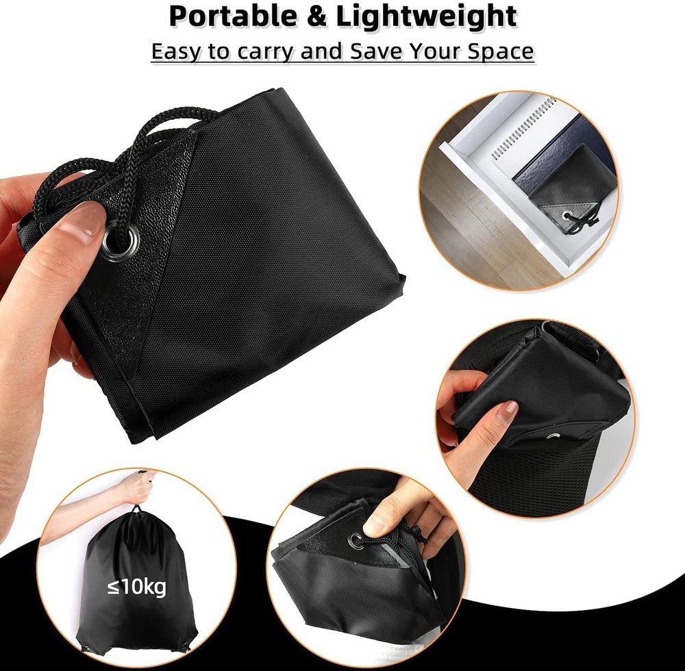 GoodtoU Drawstring Backpack Bulk 48 Pcs 15.5*13.5 inches, Black