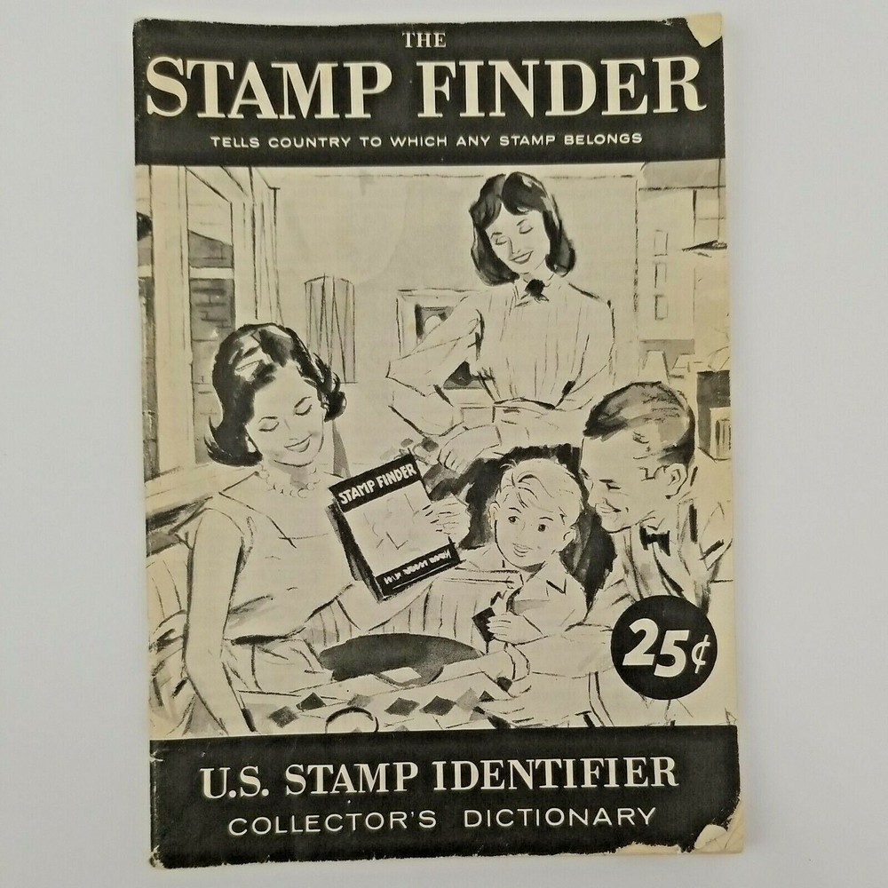 1962 H E Harris The Stamp Finder Booklet US STAMP IDENTIFIER BY COUNTRY