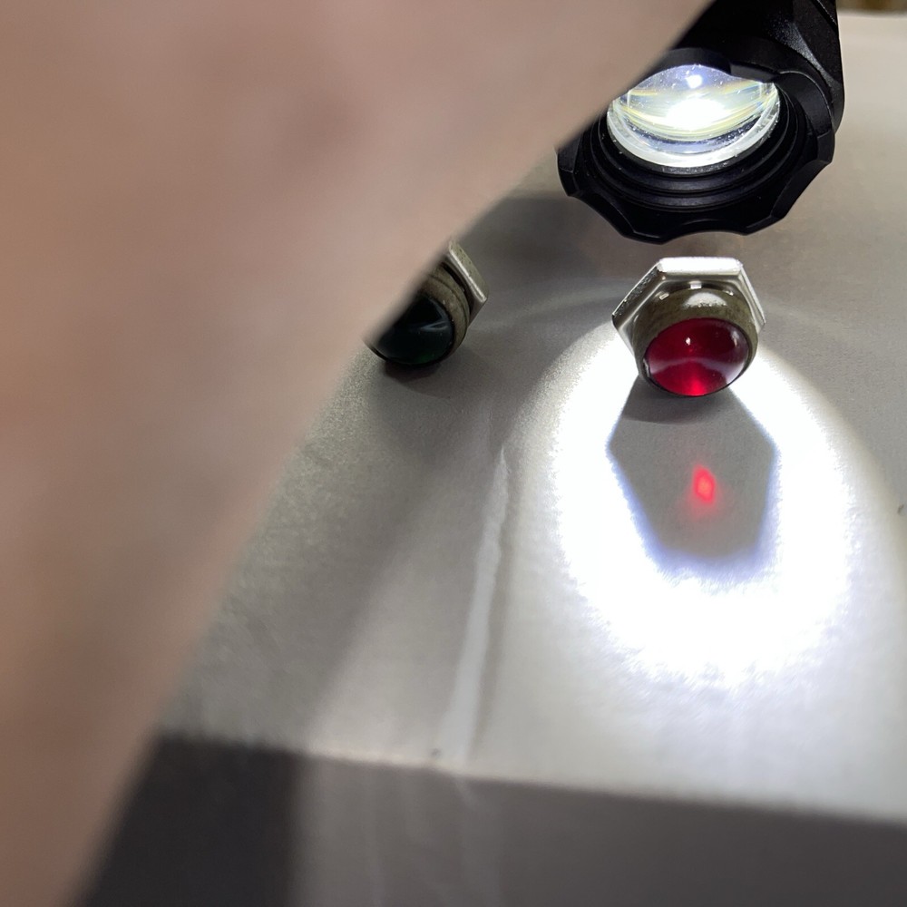 Heathkit AT 1 Transmitter Plate And On Off Reflectors As Shown Green And Red Se