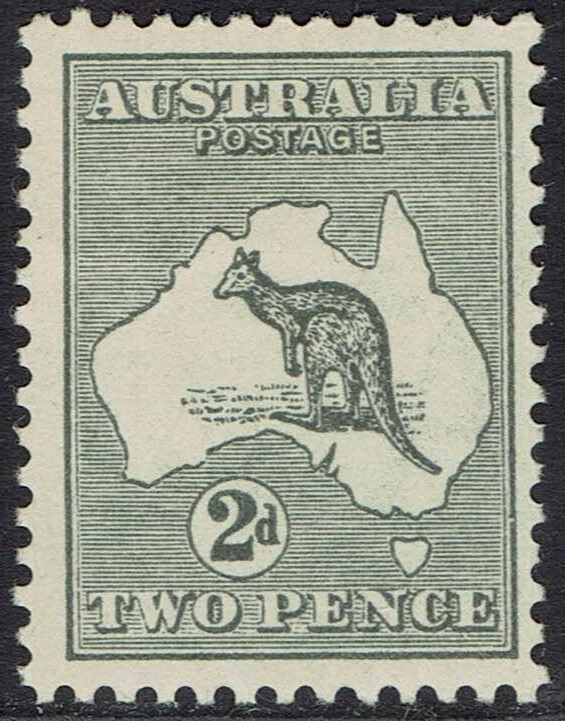 AUSTRALIA 1915 KANGAROO 2D 2ND WMK