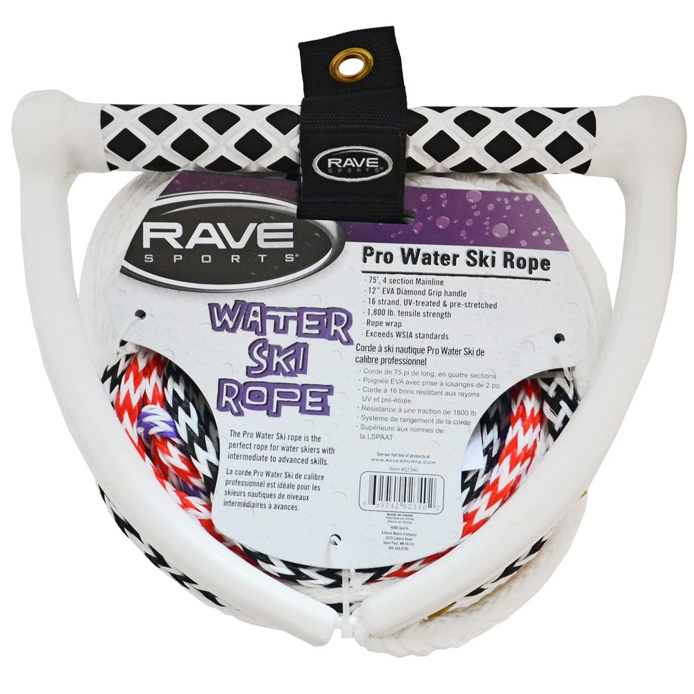 Rave 4-Section Pro Ski Rope