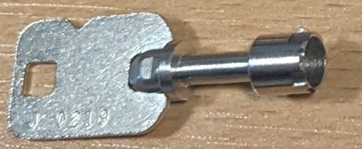 GREENWALD MONEY BOX REPLACEMENT KEY (SAME AS GW 8-166-1) CODED J0219