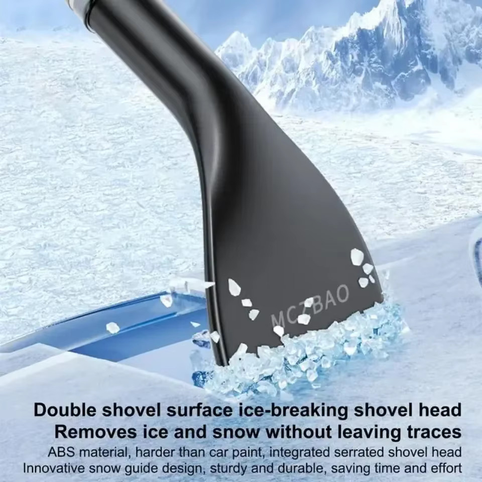 Portable Extendable Windshield Snow Removal Ice Scraper Brush for Car