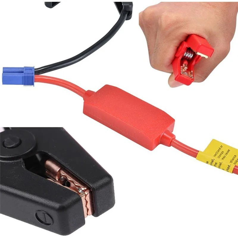 Jumper Cable EC5 Connector Alligator Clamp Booster Battery for Car Jump Starter