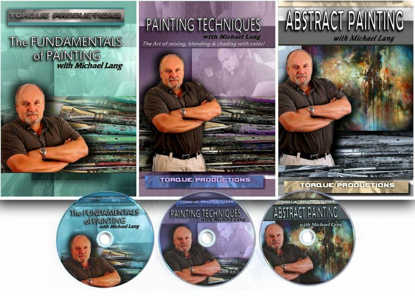 Painting Instruction DVDs set by Mix Lang