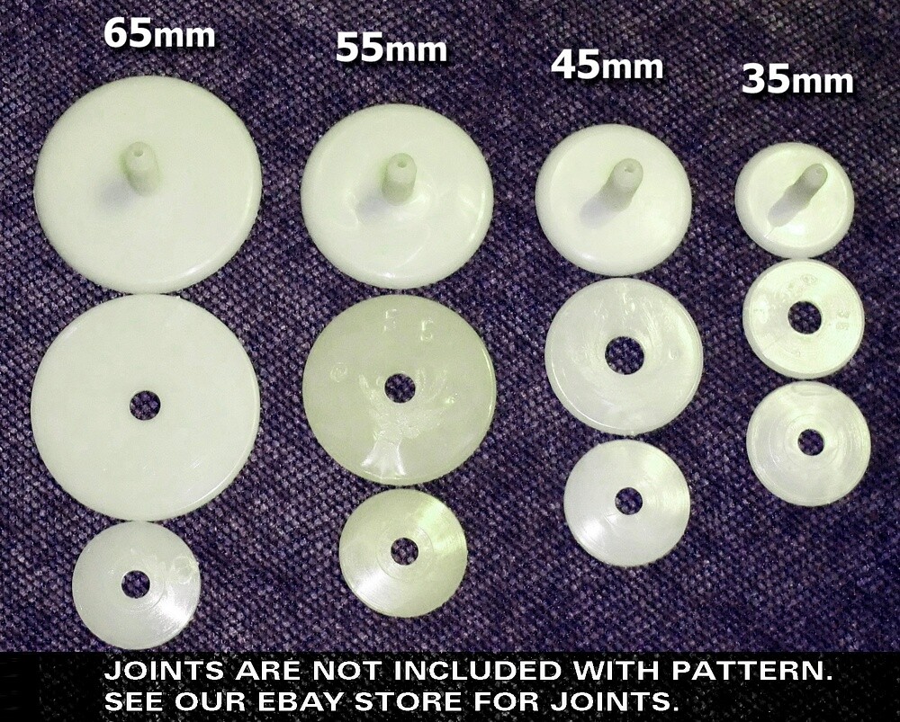 DOLL BODY Sewing PATTERN ~ JOINTED ~ Reborn PATTERN J ~ 3 in 1 PATTERN