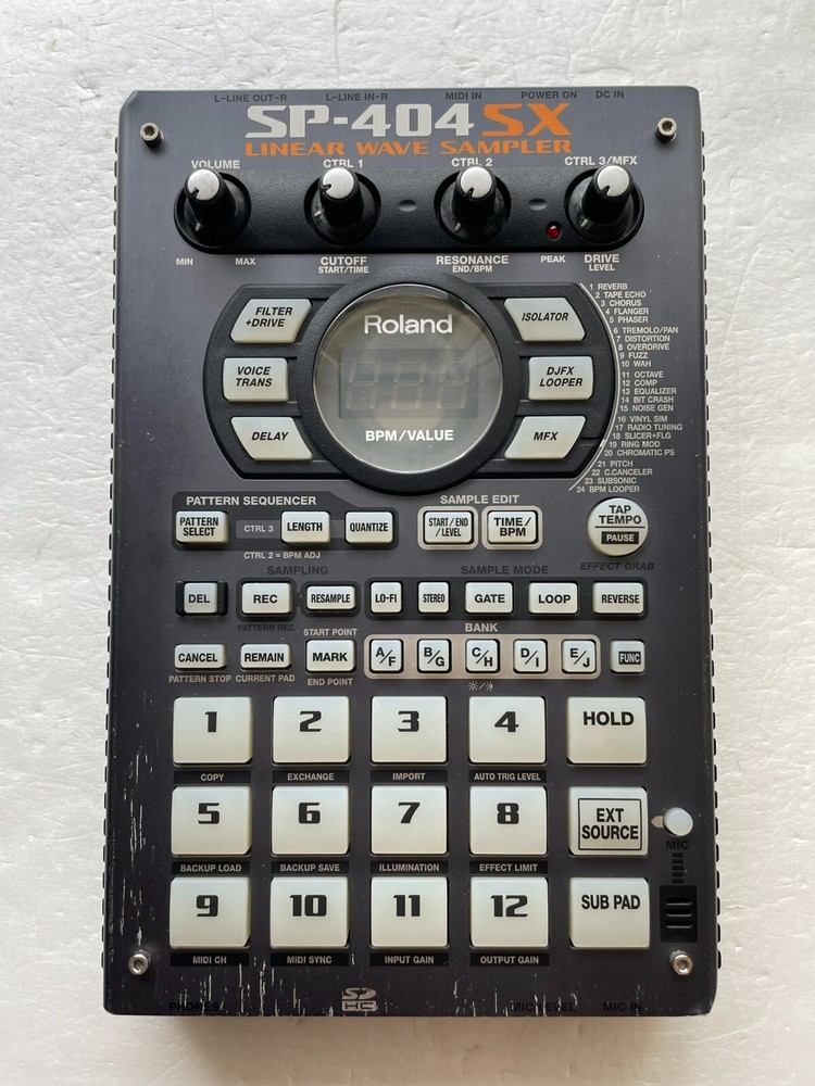 Roland SP-404SX Compact Linear Wave Sampler Portable Used from Japan