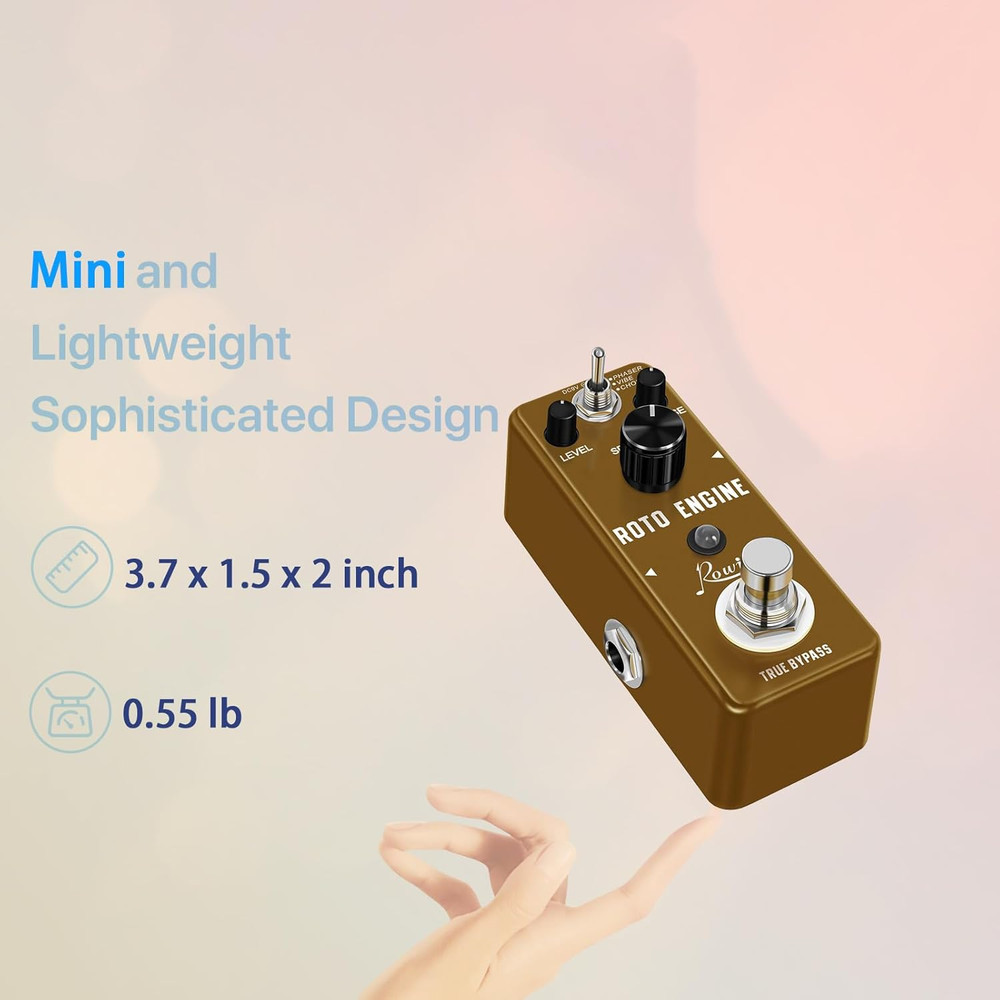 ROTO ENGINE Rotary Speaker Simulator Effect Pedal Mini Digital Guitar Effects Pe