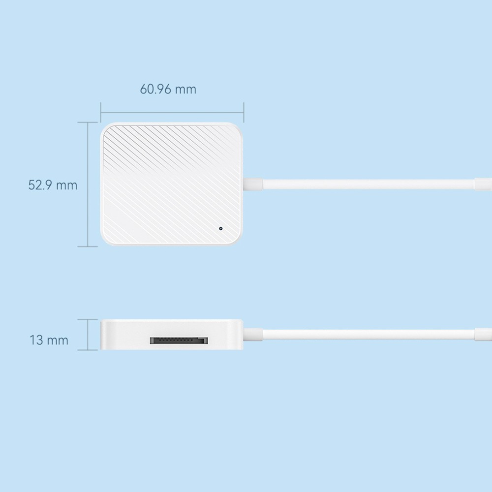 4 in 1 Type-C Smart Media M2 SD XD Card Reader Adapter 4-Slot For iPhone Android