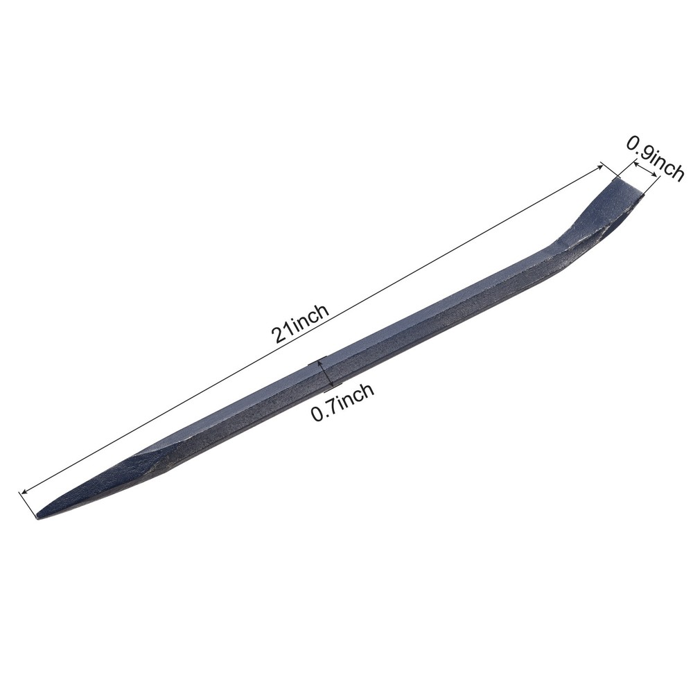 Hexagonal Connecting Bar 21" Steel Crowbar for Prying with Chisel End